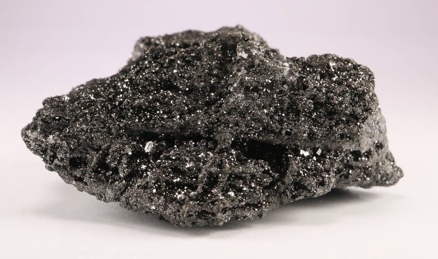 Bixbyite on Matrix with Calcite, N'Chwaning II, Northern Cape, South Africa