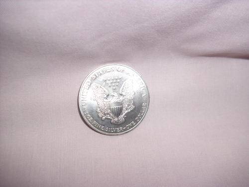 U S A Silver one dollar.