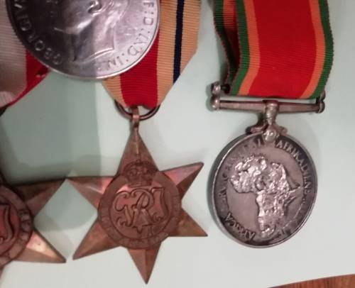 WW 2 GROUP MEDALS.