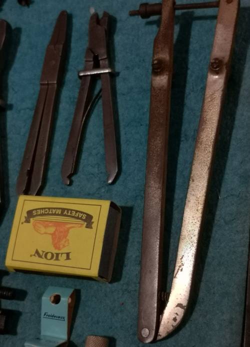 WATCH MAKER`S TOOLS. TISSOT PLIERS ETC.