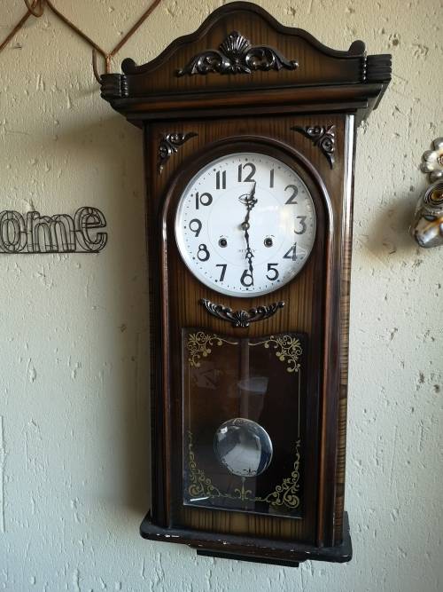 LARGE WALL CLOCK. THREE STAR. MADE IN KOREA.