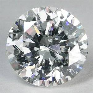 A Twinkling Eye Clean Certified 0.43ct Round Brilliant Cut Top White G Color SI3 Clarity Diamond