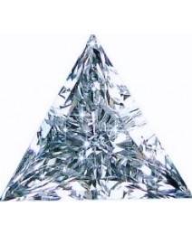 WOW!!! A RARE Certified 0.49ct Natural Trillion Cut Top H Color SI1Clarity Diamond (R7,000.00)