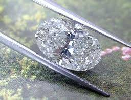WOW!!! A VS2 Certified 0.30ct Natural Oval Brilliant Cut Top I Color VS2 Clarity Diamond (R3,800.00)