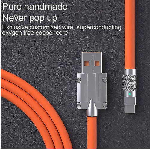 120w 6a Super-Fast Charge Type-C Liquid Silicone Cable