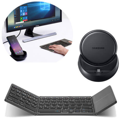 Samsung DeX Station & X-Folding Touch Pro Keyboard