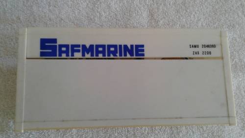SAFMARINE "CONTAINER" WITH PLAYING CARDS