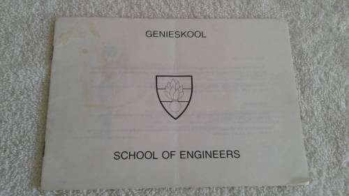 SCHOOL OF ENGINEERS 1976 WELCOMING BROCHURE TO PARENT AT PASSING OUT PARADE