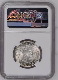 UNION OF SOUTH AFRICA 1943 TWO SHILLINGS GRADED MS63 BY NGC