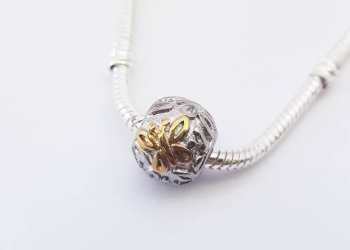 Pandora bead - Two toned