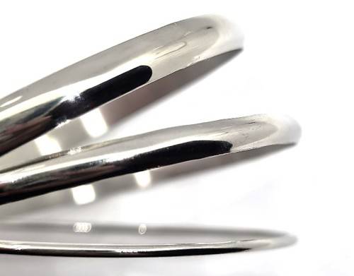 Silver 4mm classic bangles