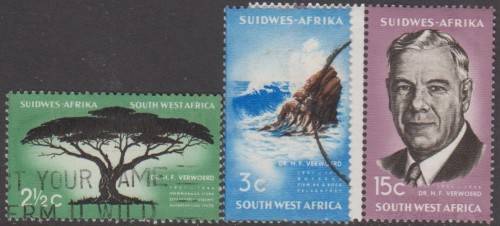 NAMIBIA - SWA  -  1967 - SACC 231-233   M**  and FU