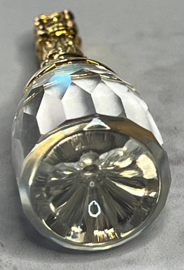 Swarovski Crystal Memories Champagne Bottle & Two Glasses