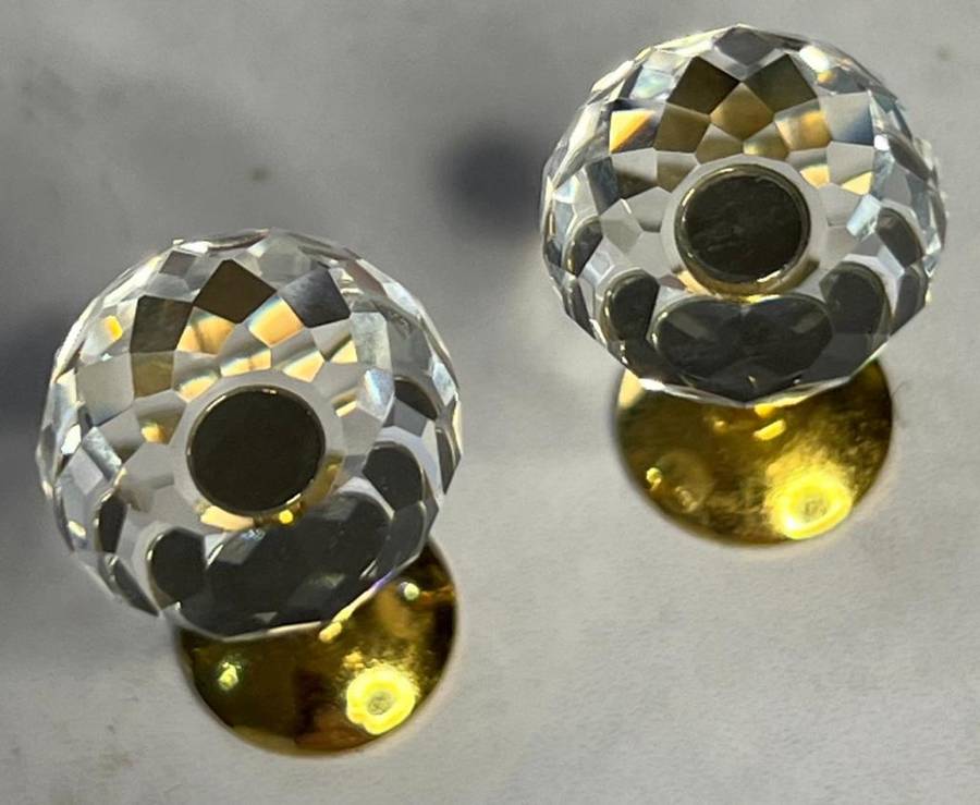 Swarovski Crystal Memories Champagne Bottle & Two Glasses