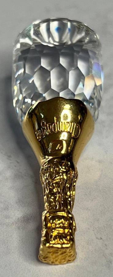Swarovski Crystal Memories Champagne Bottle & Two Glasses