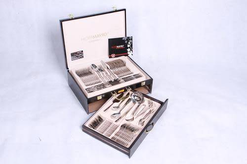 R2499****Brand New*** 72 piece cutlery set** Comes in two Drawers Wooden Box**18/10 STAINLESS STEEL*