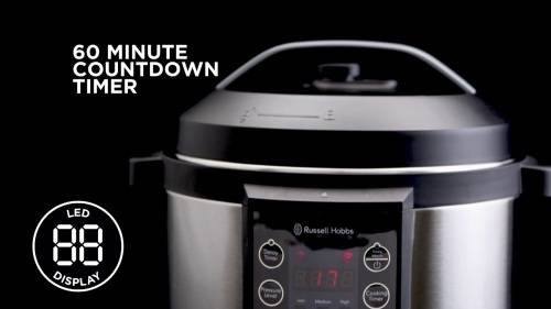 Russell Hobbs Electric Pressure Cooker, 6 Litres Rice Maker