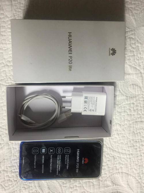 HUAWEI P20 LITE DUAL SIM , LIKE NEW IN BOX 64GB , 4GB RAM  (KLEIN BLUE)