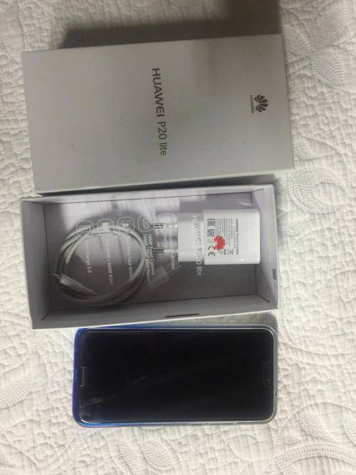 HUAWEI P20 LITE DUAL SIM , LIKE NEW IN BOX 64GB , 4GB RAM  (KLEIN BLUE)