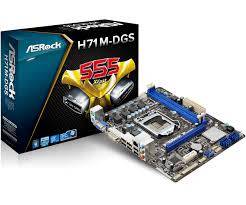 Asrock H71M-DGS Intel H61 LGA 1155 ,intel core i5-3340 and 4Gb ram