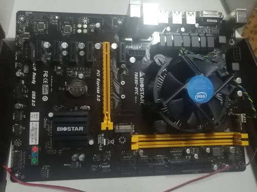 Biostar BT250-BTC, motherboard never use like new