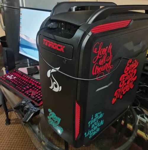 GAMING COMPUTER , CORE I5, 16GB DDR4 RAM , 4GB GRAPHIC, 24 INCHES SCREEN