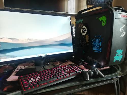 GAMING COMPUTER , CORE I5, 16GB DDR4 RAM , 4GB GRAPHIC, 24 INCHES SCREEN