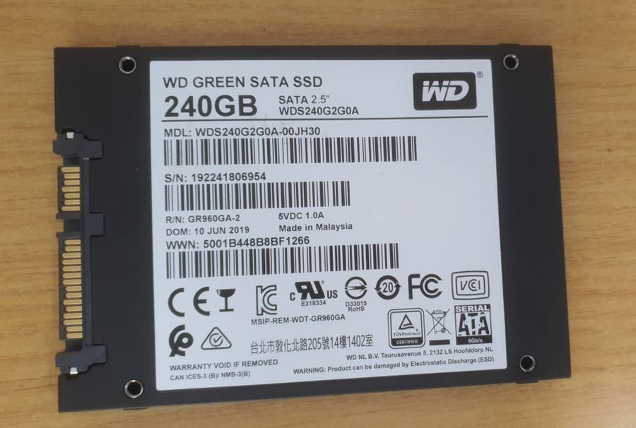 240GB  SSD WD