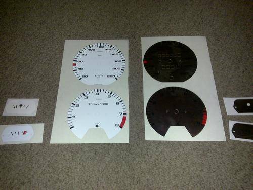 VW Golf MK1 Chrome Dialkit  - free postage