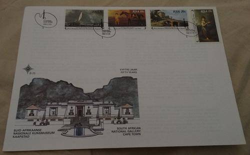 FDC Fifty Years South Africa Nationl Gallery Cape Town 1980.11.03