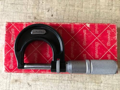 MICROMETER STARRETT No. 436 -1inch
