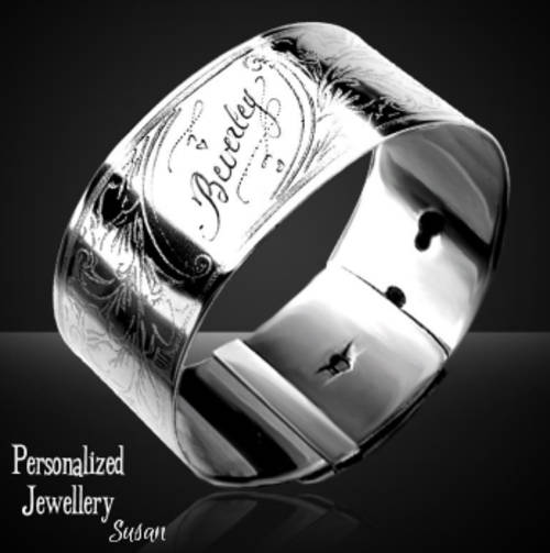 Personalized Key-Hole Bracelets: Victorian Design