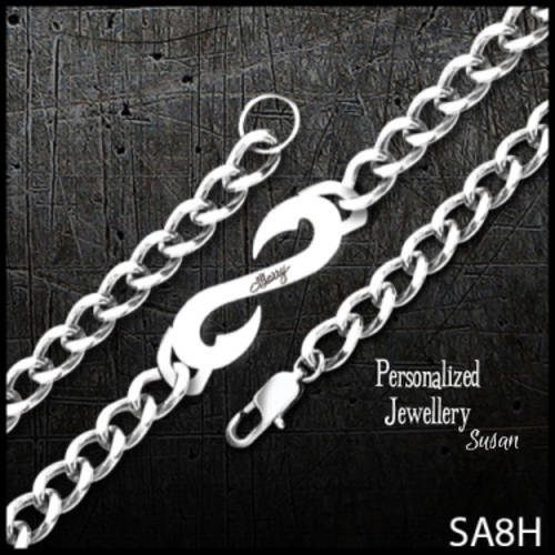 Personalized Stainless Steel Chain Bracelets Hooked