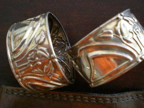 Two Beautiful Napkin Holders. 1907 Birmingham. W&D.