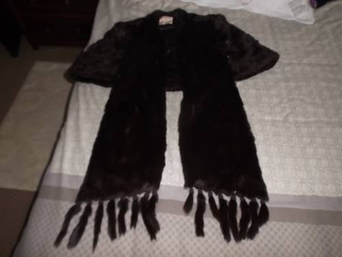 Vintage Stole with Tails.