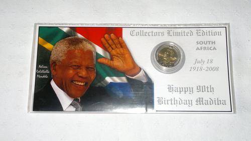 50 X Collectors Limited Edition: 2008 Nelson Mandela 90th Birthday R5 Coin Pack!!!