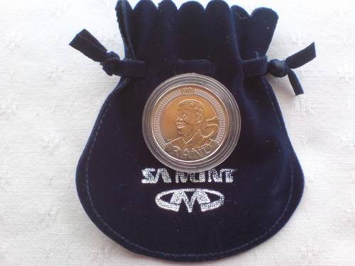 MINT STATE: ENCAPSULATED MANDELA 2008 BIRTHDAY R5 COIN FROM SEALED PACKS (UNC) UNTOUCHED IN A BAG!!