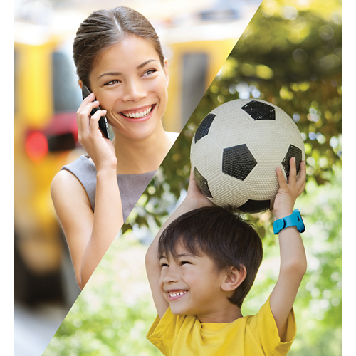 Polaroid Moji Kids GPS Tracker Watch (BLACK)