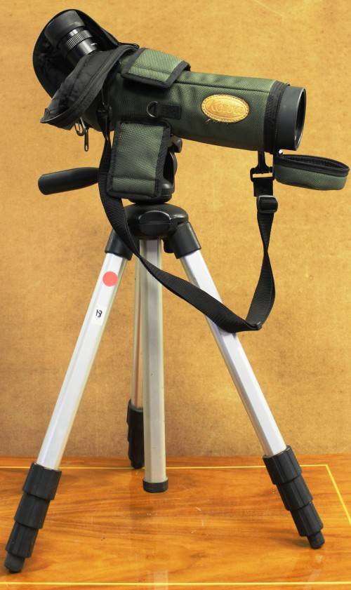 Kowa spotting scope on a tripod