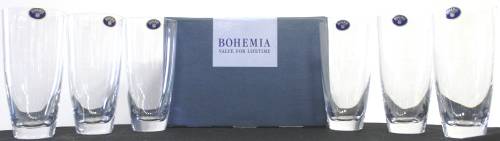 6 piece Bohemia glasses
