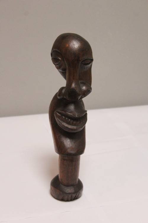 Carved African wooden figure