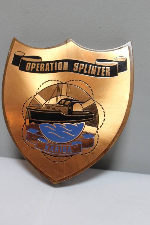 Rhodesian war plaque - Kariba - Operation Splinter