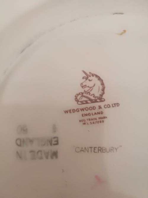 5 x Vintage side plates - Made by Wedgewood & Co