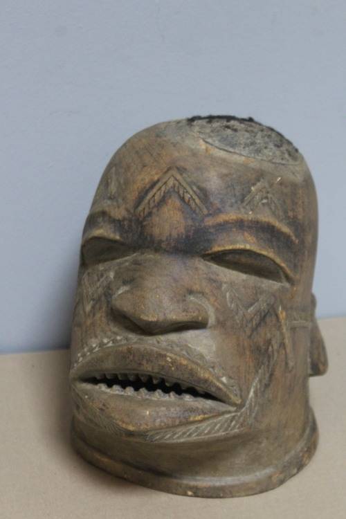 African carved wooden ceremonial mask - As seen on TV