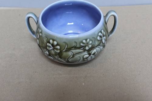 Porcelain milk jug, sugar bowl and cereal bowl - made in Ireland