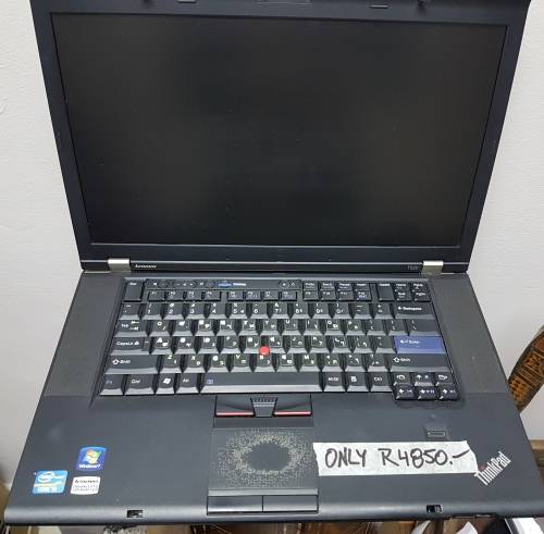 Lenovo Thinkpad T520 Laptop - there are stickers over the letters