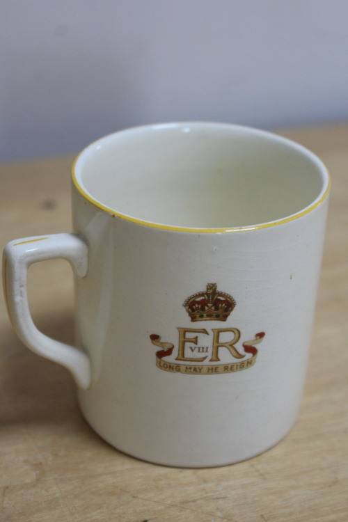 Collectible Coffee mug of King Edward VIII Royal Coronation 1937