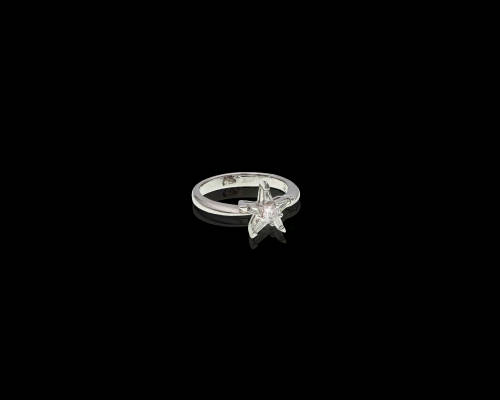 4.3 grams 18 carat White Gold Diamond Cocktail Ring