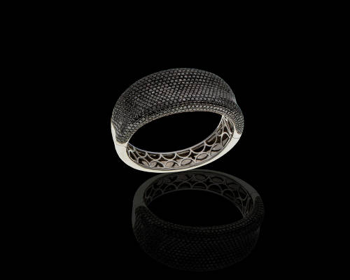 80 grams 18 carat White Gold and Black Diamond by Belagio