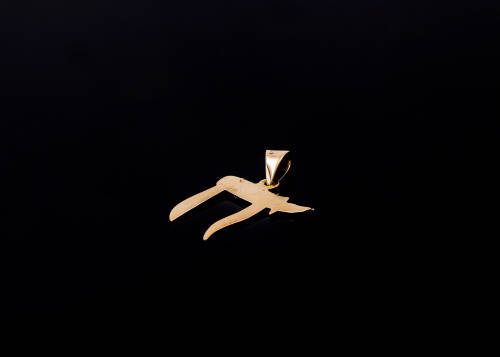 0.8 grams 9 carat Yellow Gold Chai Pendant